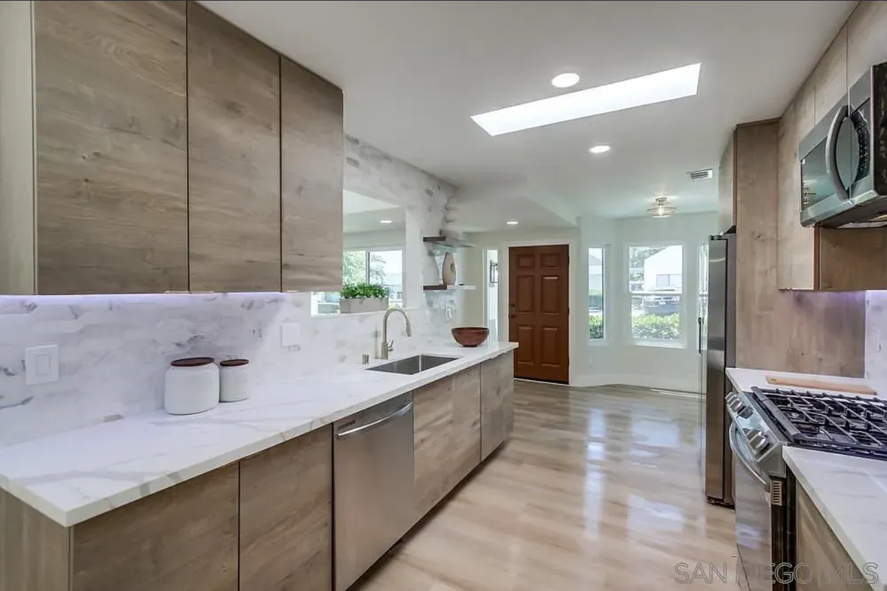 recent flip completed in Vista, CA